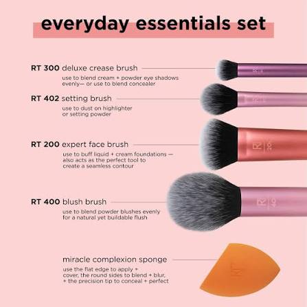 real techniques everyday essentials set