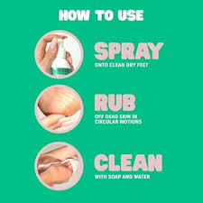 freeman feet instant foot peeling spray /118 ml
