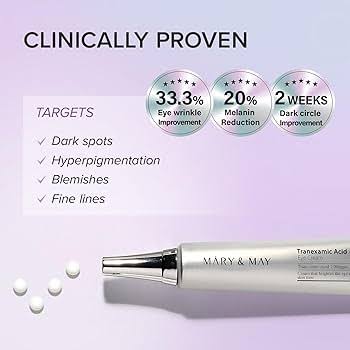 Mary&May - Tranexamic Acid + Glutathione Eye Cream