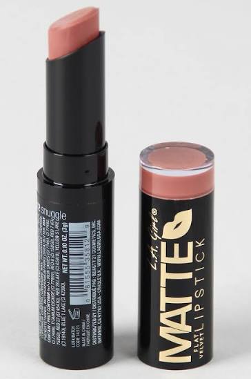 la girl matte flat velvet lipstick snuggle