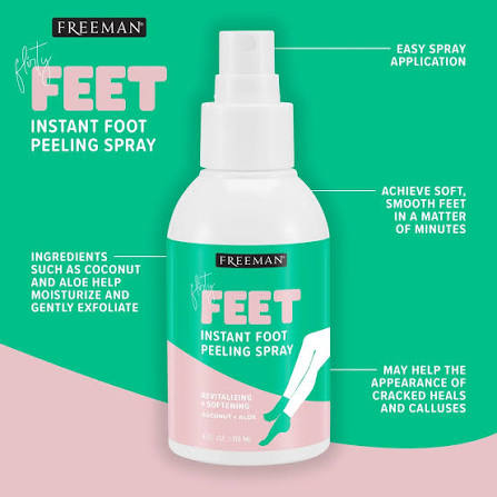 freeman feet instant foot peeling spray /118 ml