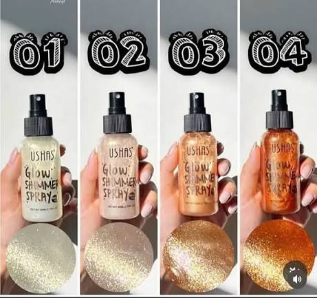 Ushas Glow Shimmer Spray