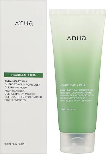 Anua - Heartleaf Quercetinol Pore Deep Cleansing Foam